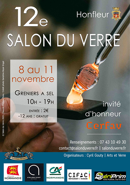 Affiche A5 12e Salon du Verre - 1